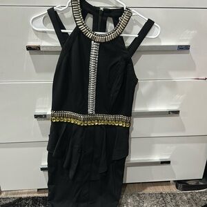 Bebe Peplum Cocktail Dress